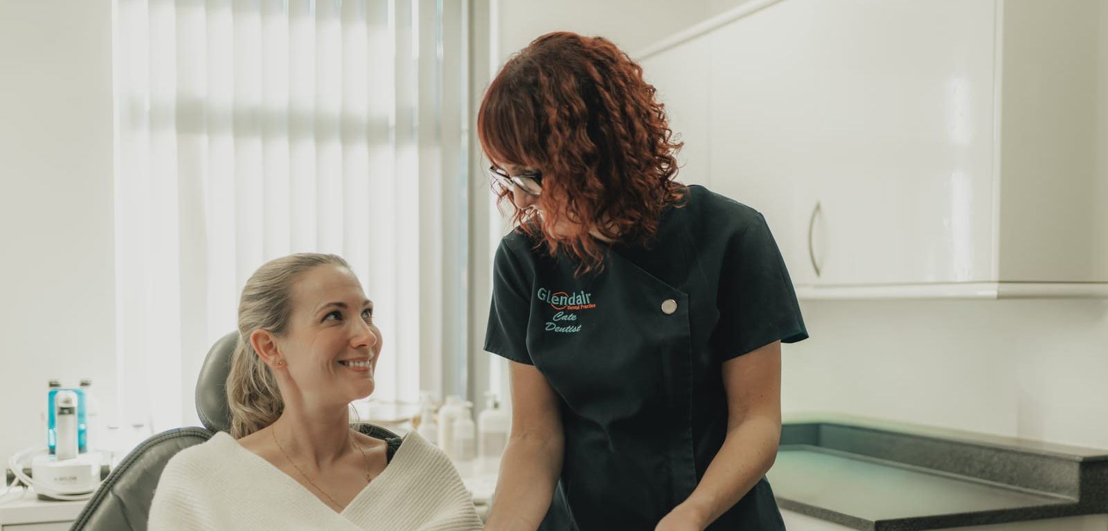 Invisalign clear aligners.
