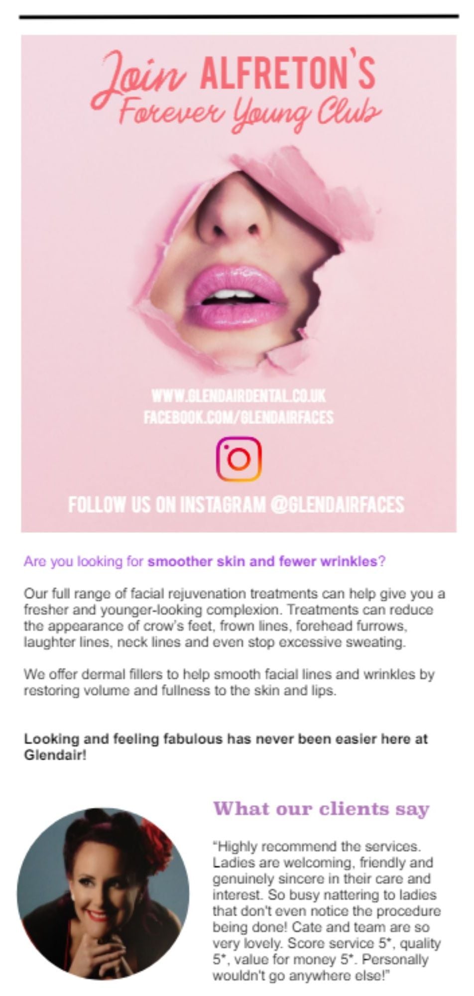 Glendair Dental Face And Beauty Treatments Glendair Dental Face And Beauty Treatments