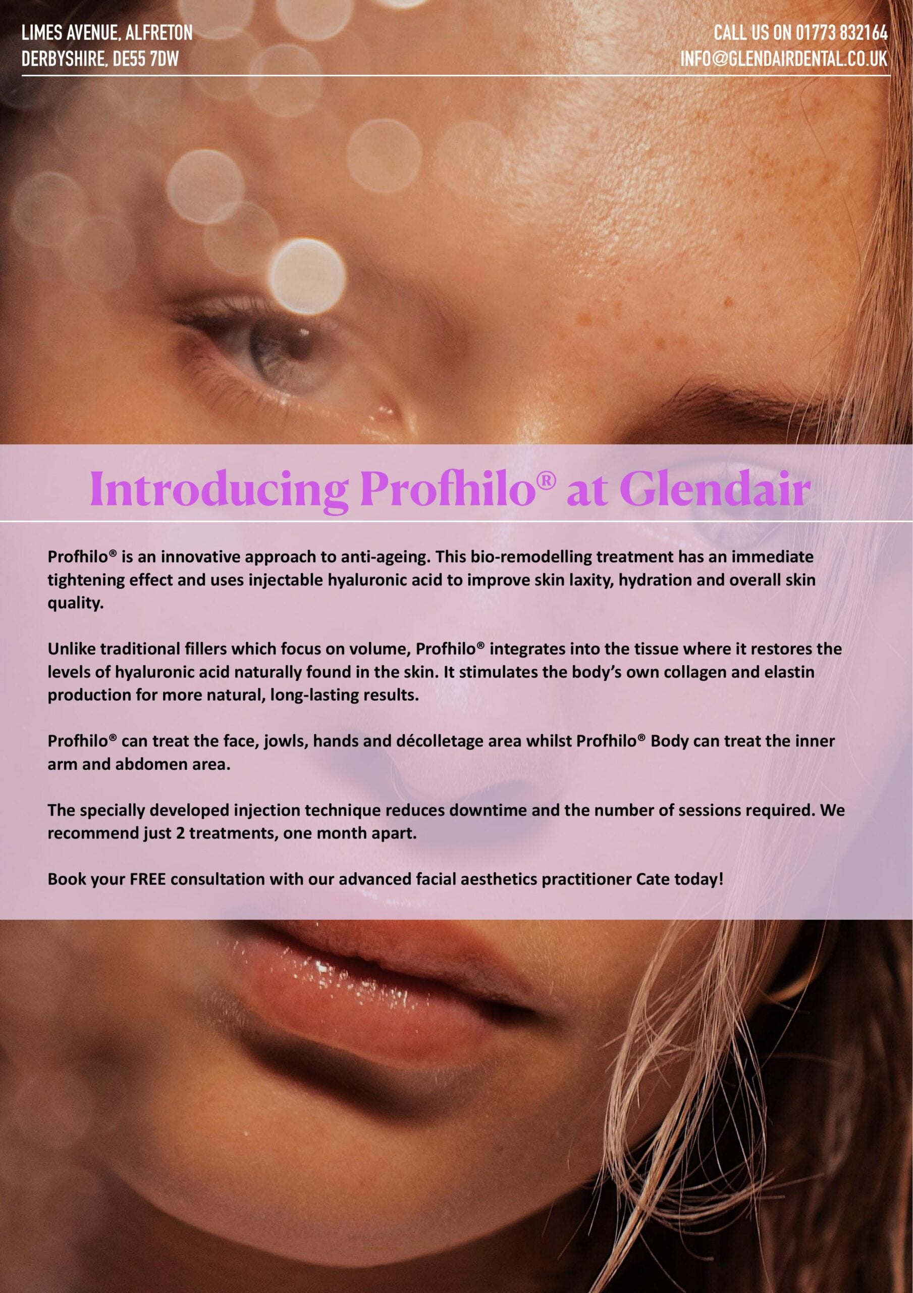Glendair Dental Face And Beauty Treatments facial_aesthetics_page_ price list